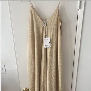 NEW with Tags COS Beige Maxi Dress